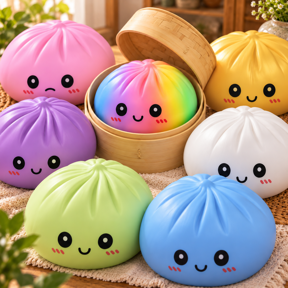 Giant Dumpling Squishy colors