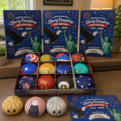Boule anti-stress Liberty Dumpling - Boîte surprise mystère