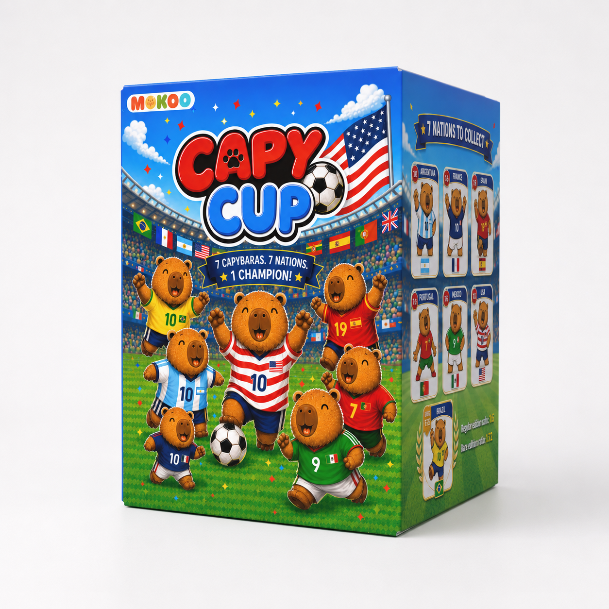 CapyCup | Boîte surprise de porte-clés en peluche