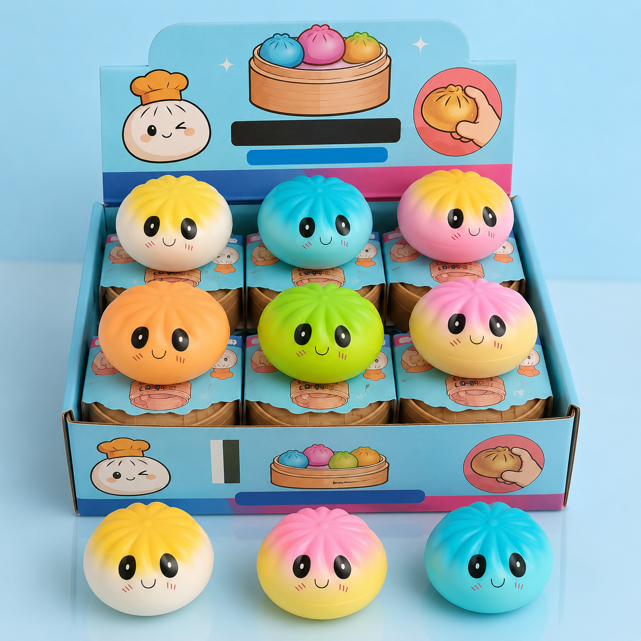 Pastel Dumpling Squishy — Boîte mystère surprise