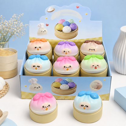 Bow Dumpling Squishy — Boîte mystère surprise