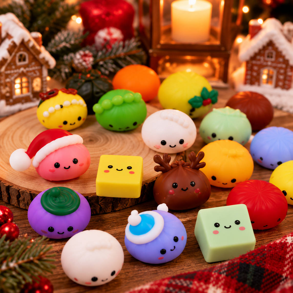 Christmas Dumpling Squishy Advent Calendar