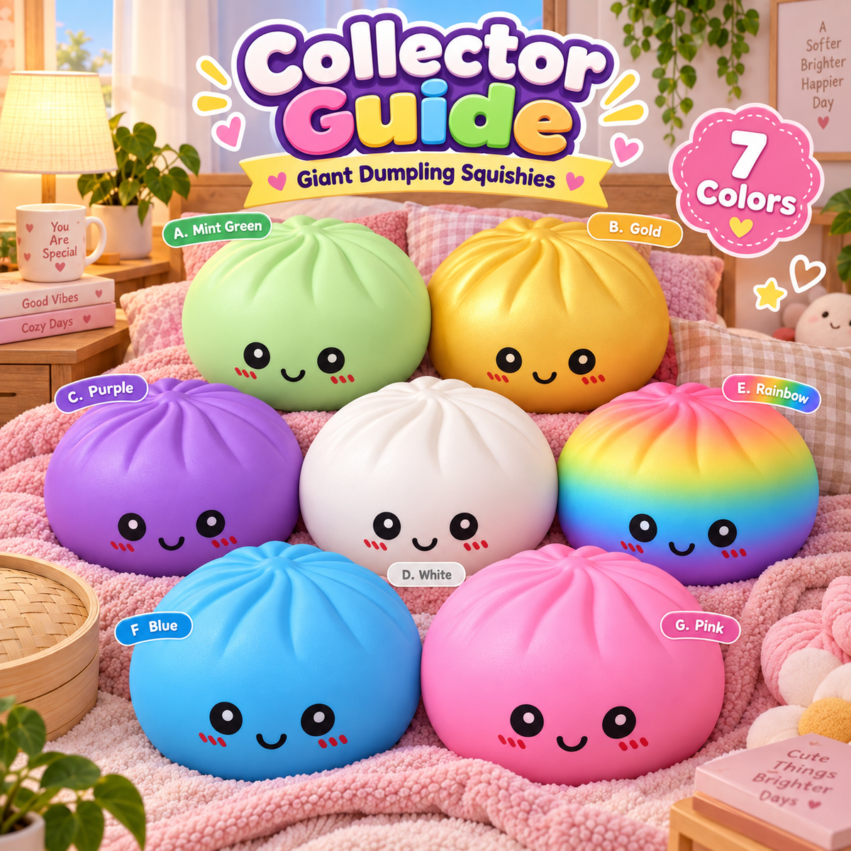 Giant Dumpling Squishy - Mystery Blind Box